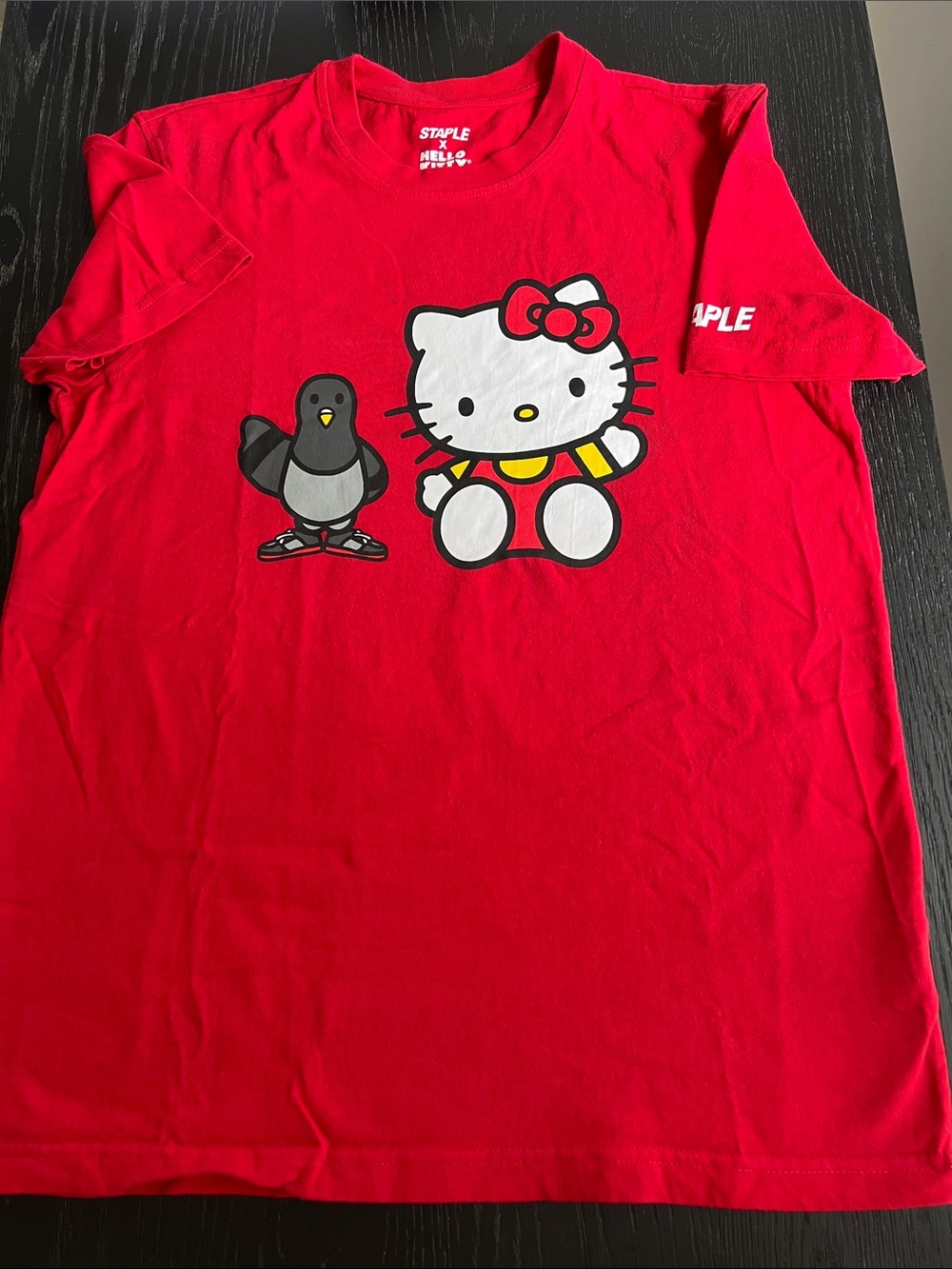 Staple x Hello Kitty Tee Featuring Hello Kitty and Staple Pigeon - Rare